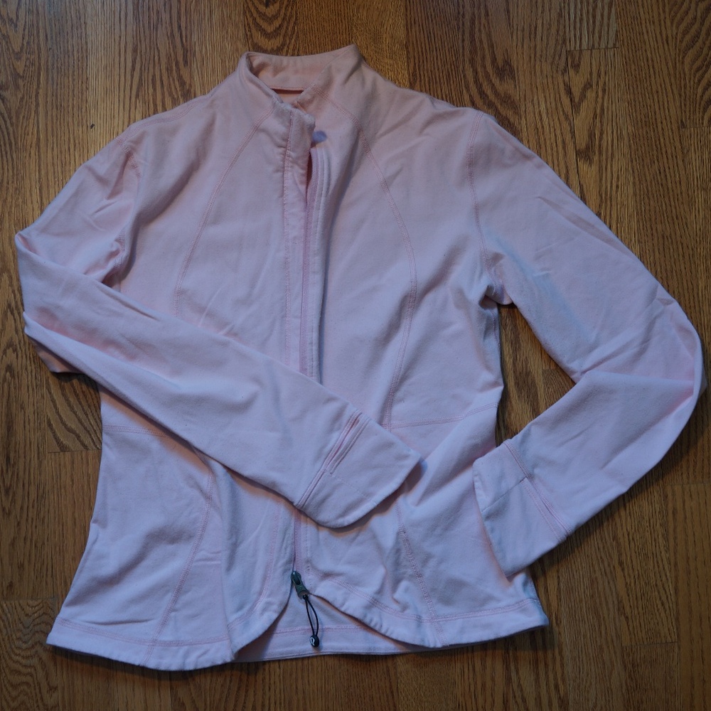 RARE - Light pink Lululemon sweater with built in hand covers